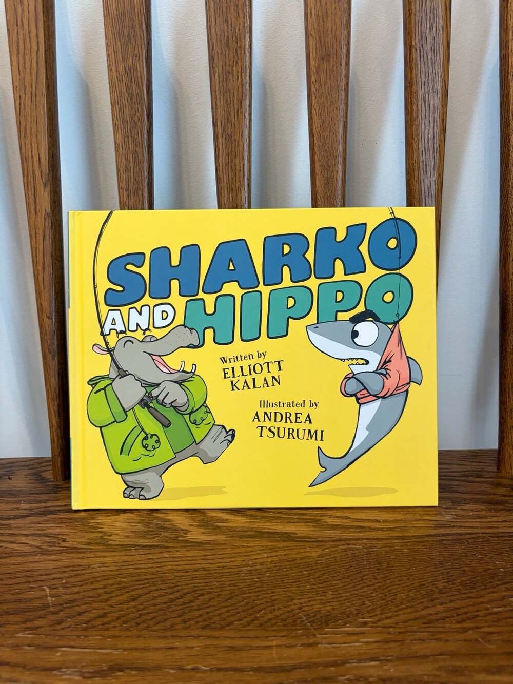 Sharko and Hippo Hardcover Children's Book by Elliott Kalan